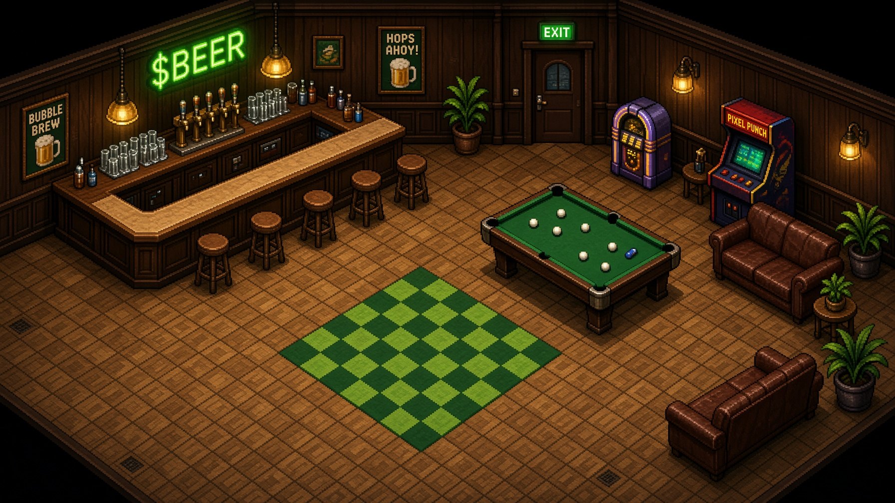 $BEER isometric bar